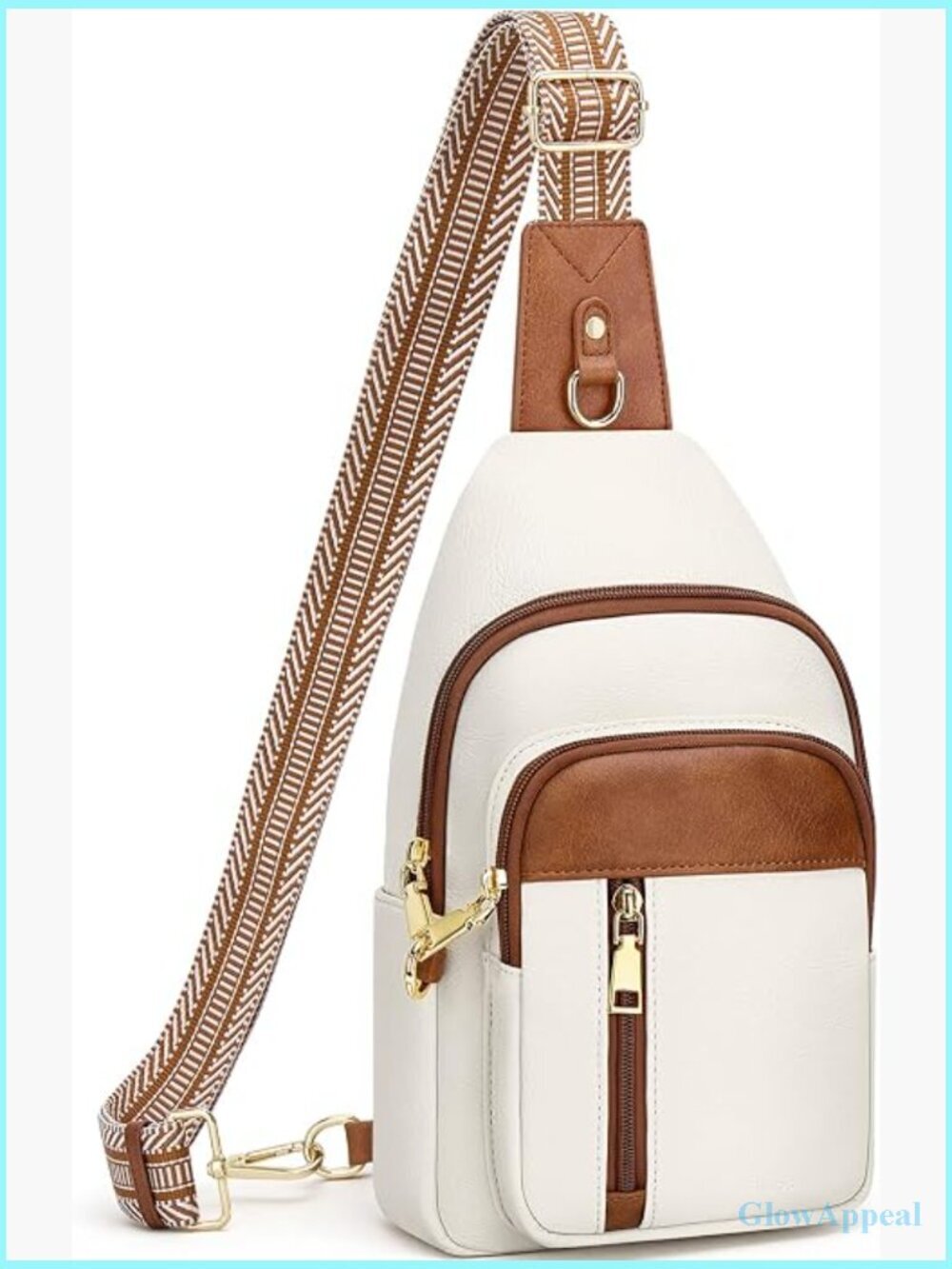 Anti Theft Crossbody Sling Bag RFID Vegan Leather Travel Purse